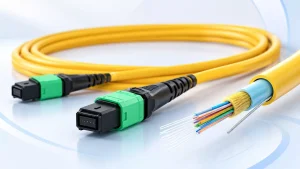 Low-Loss MPO Connector and Multi-Fiber Cable Detail