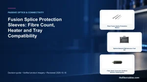 Fusion Splice Protection Sleeves: Fibre Count, Heater and Tray Compatibility