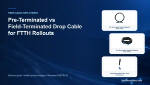 Pre-Terminated vs Field-Terminated Drop Cable for FTTH Rollouts