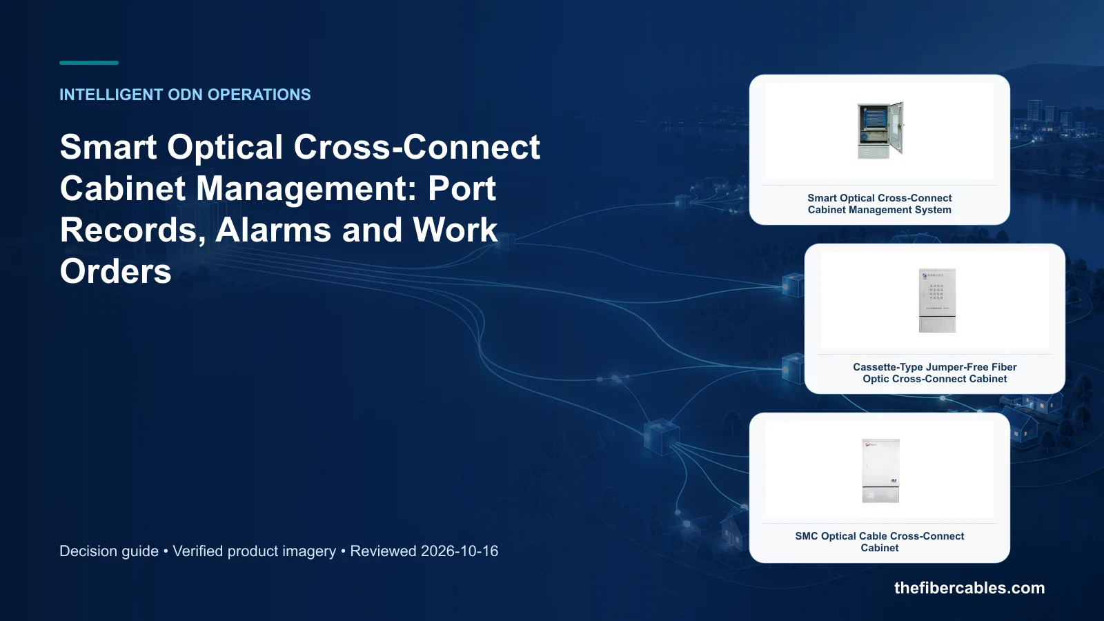 smart optical cross connect cabinet: Smart Optical Cross-Connect Cabinet Management System selection guide