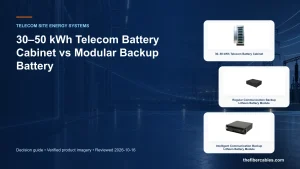 30–50 kWh Telecom Battery Cabinet vs Modular Backup Battery