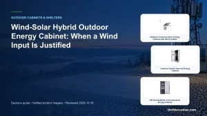Wind-Solar Hybrid Outdoor Energy Cabinet: When a Wind Input Is Justified