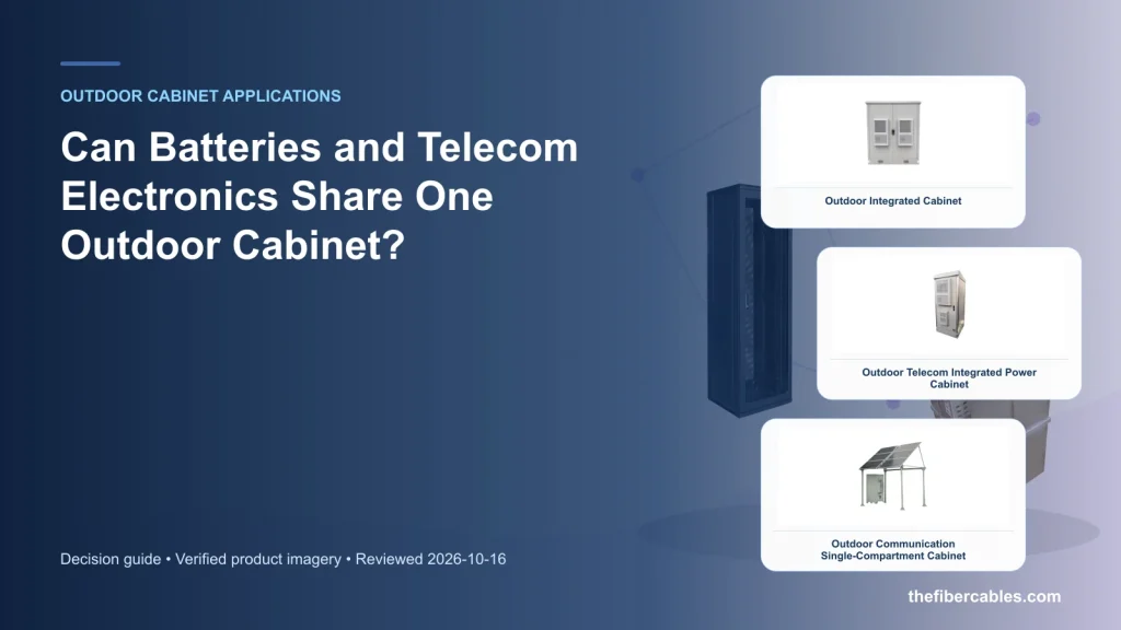 Can Batteries and Telecom Electronics Share One Outdoor Cabinet?