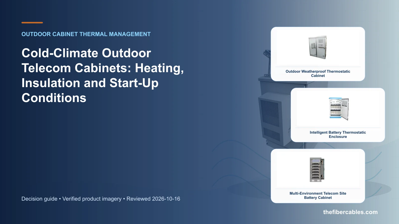 cold climate outdoor telecom cabinet: Outdoor Weatherproof Thermostatic Cabinet selection guide