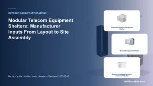 Modular Telecom Equipment Shelters: Manufacturer Inputs From Layout to Site Assembly