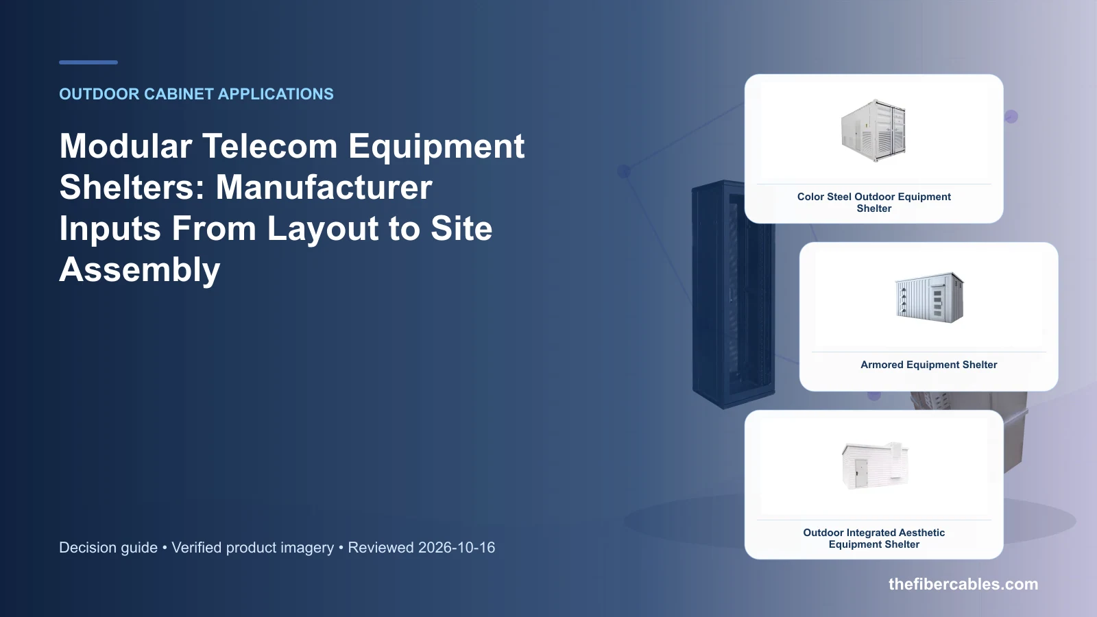 modular telecom equipment shelter manufacturer: Color Steel Outdoor Equipment Shelter selection guide