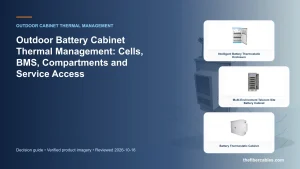 Outdoor Battery Cabinet Thermal Management: Cells, BMS, Compartments and Service Access