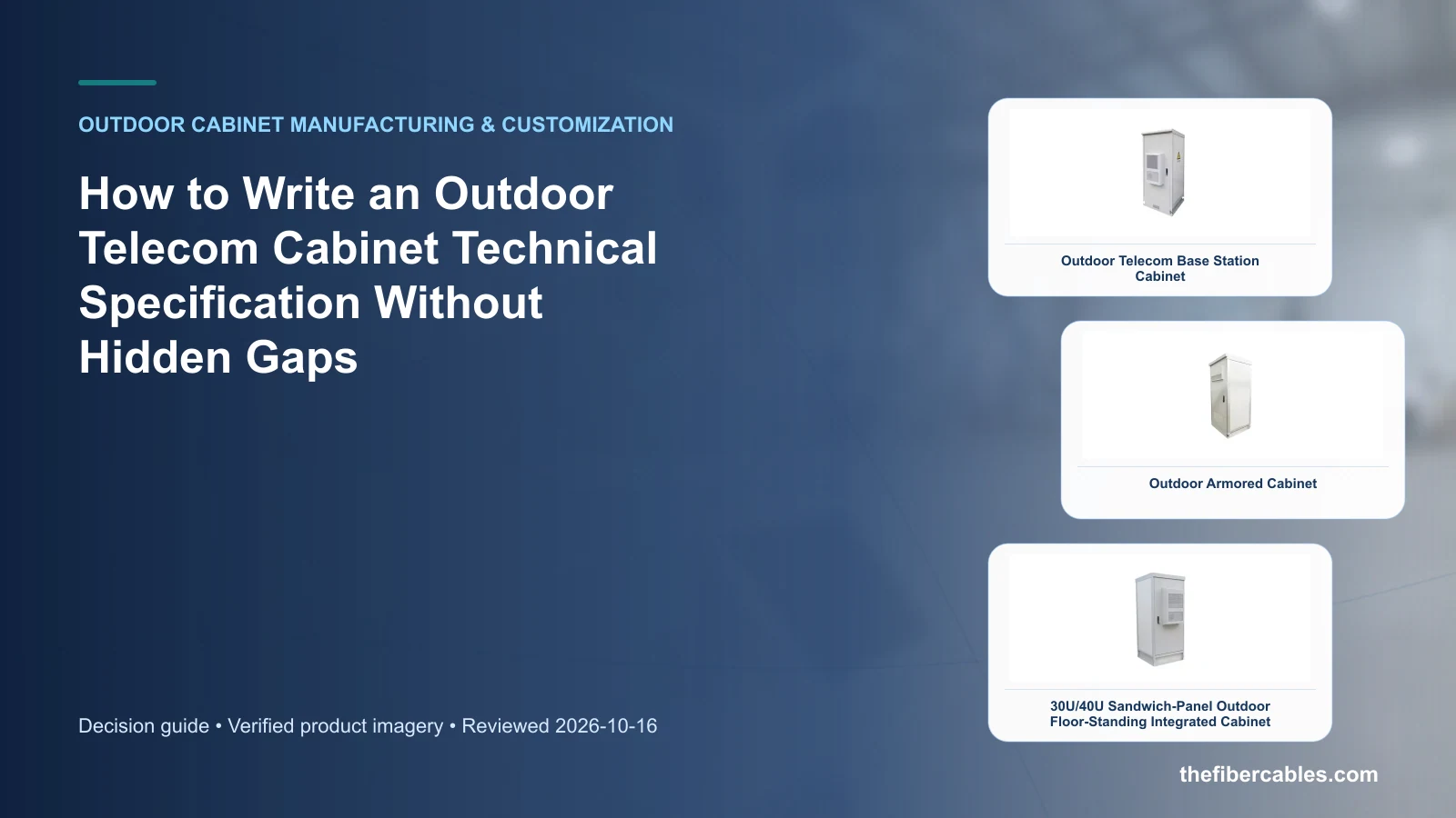 outdoor telecom cabinet specification: Outdoor Telecom Base Station Cabinet selection guide