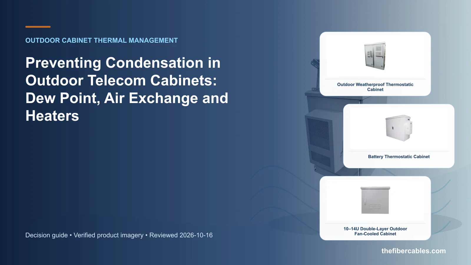 outdoor telecom cabinet condensation: Outdoor Weatherproof Thermostatic Cabinet selection guide