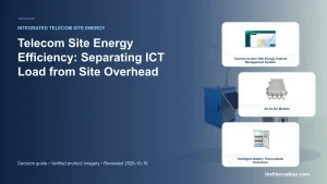 Telecom Site Energy Efficiency: Separating ICT Load from Site Overhead