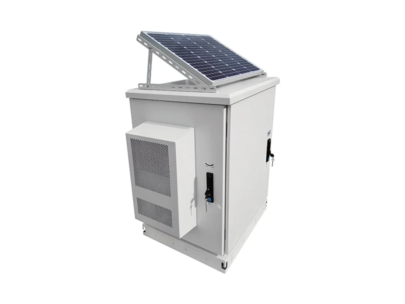 Solar outdoor energy cabinet
