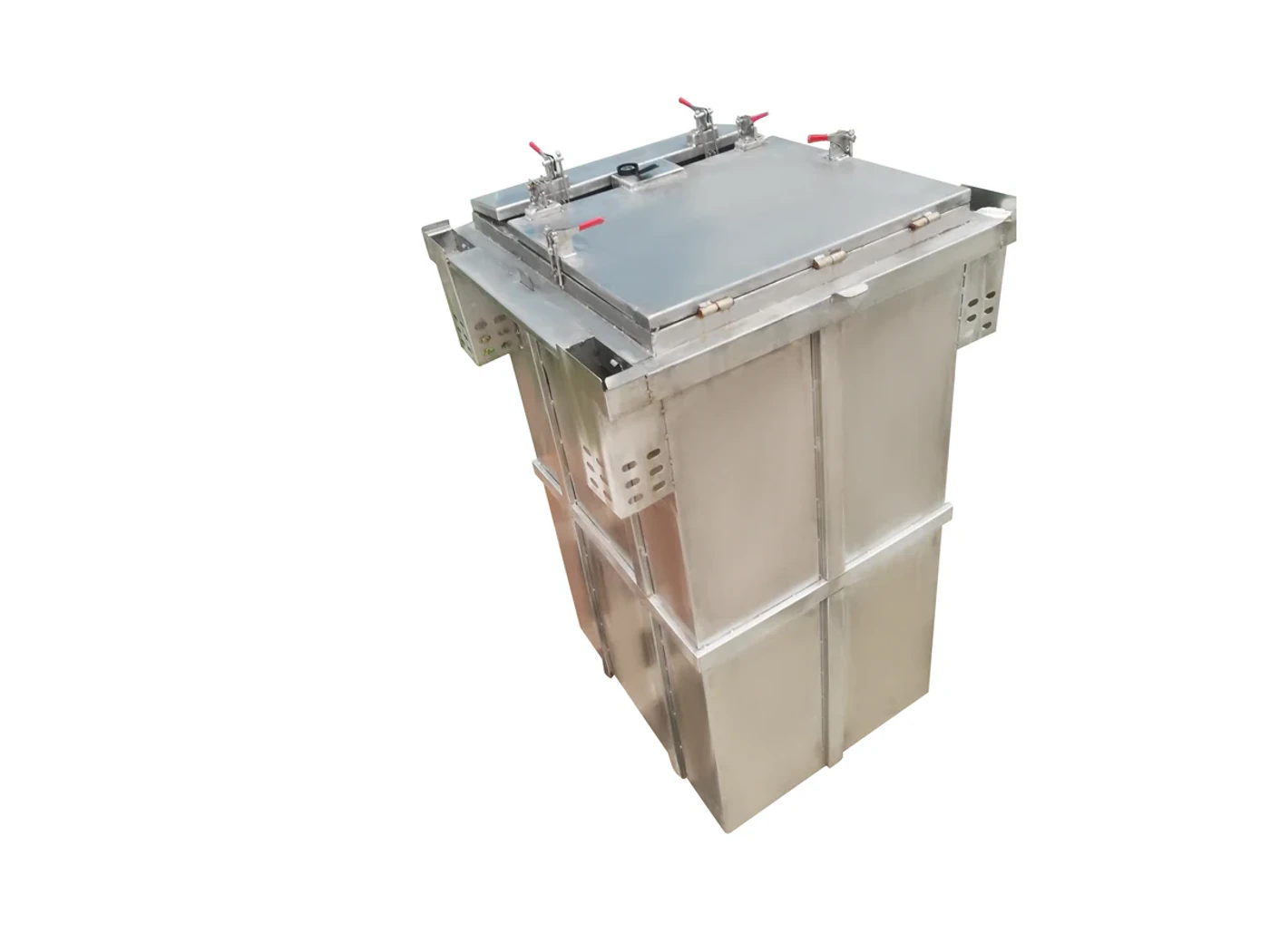 Underground telecom cabinet product cutout