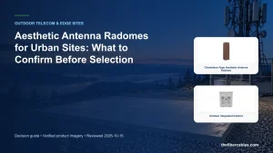 Aesthetic Antenna Radomes for Urban Sites: What to Confirm Before Selection