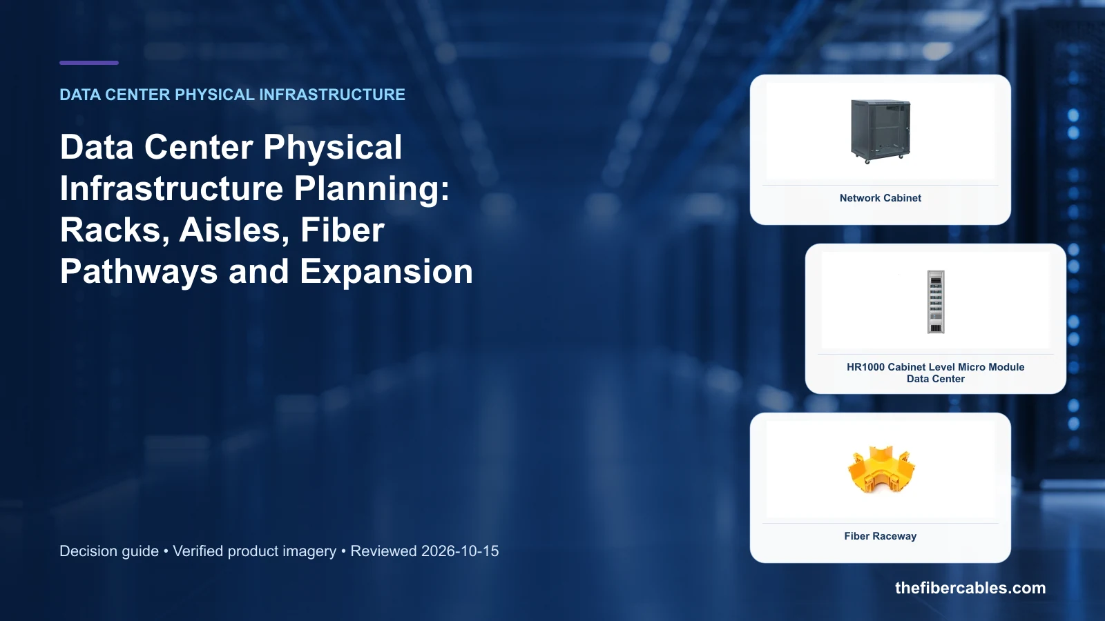 data center physical infrastructure: Network Cabinet selection guide