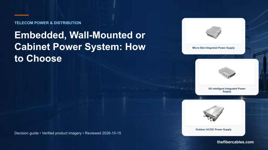 Embedded, Wall-Mounted or Cabinet Power System: How to Choose