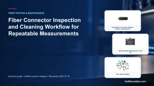 Fiber Connector Inspection and Cleaning Workflow for Repeatable Measurements