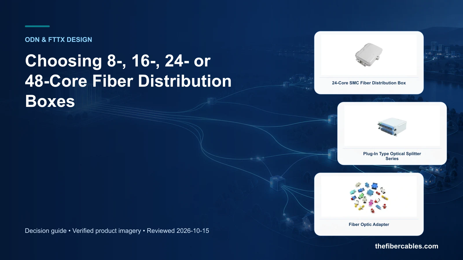 fiber distribution box capacity: 24-Core SMC Fiber Distribution Box selection guide