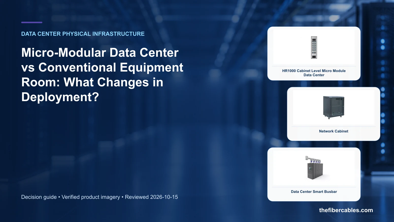 micro modular data center: HR1000 Cabinet Level Micro Module Data Center selection guide