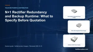 N+1 Rectifier Redundancy and Backup Runtime: What to Specify Before Quotation