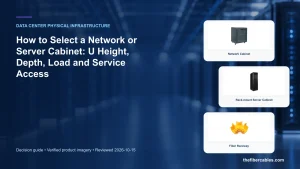 How to Select a Network or Server Cabinet: U Height, Depth, Load and Service Access