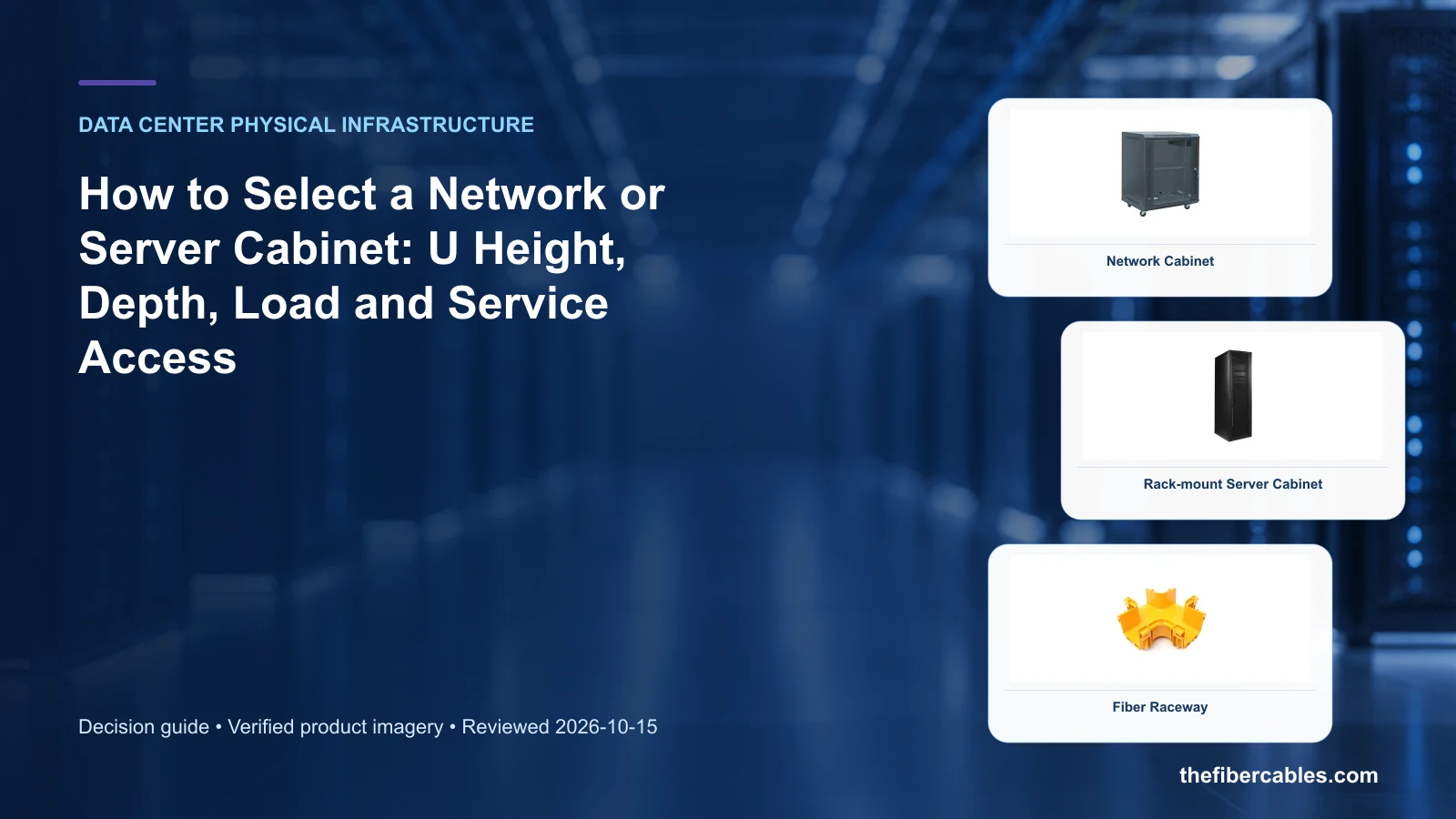 server cabinet selection: Network Cabinet selection guide