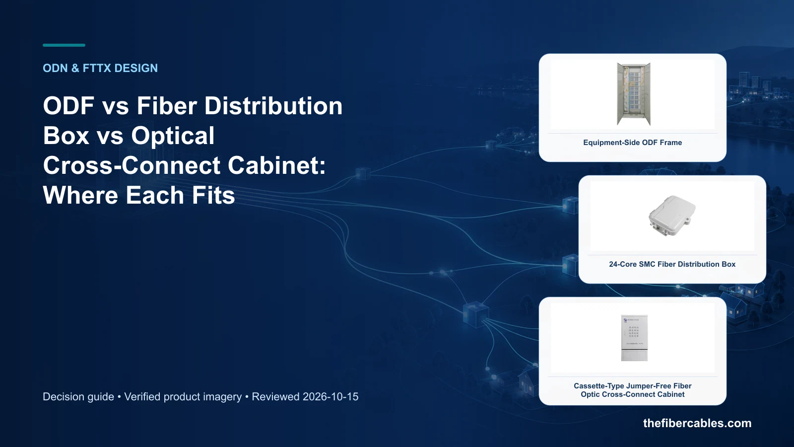 ODF vs fiber distribution box: Equipment-Side ODF Frame selection guide