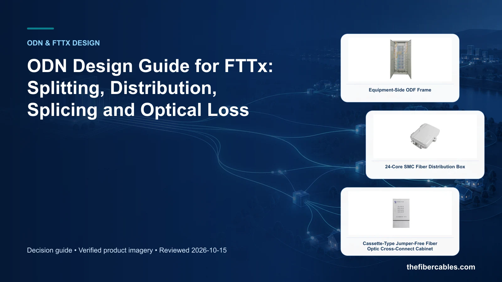 ODN network design: Equipment-Side ODF Frame selection guide