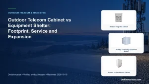 Outdoor Telecom Cabinet vs Equipment Shelter: Footprint, Service and Expansion