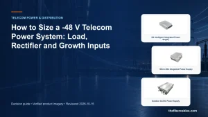 How to Size a -48 V Telecom Power System: Load, Rectifier and Growth Inputs