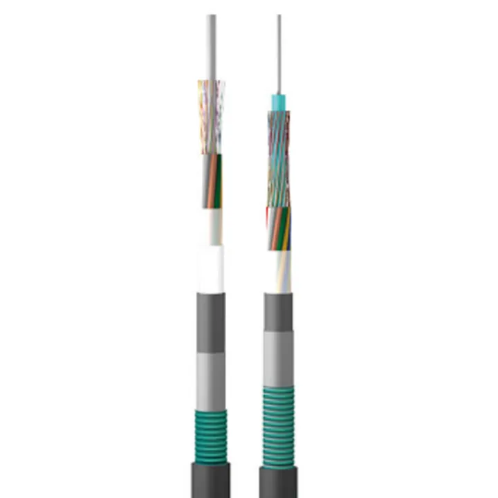 Loose-tube Stranded Non-metallic Strength Member Armored Flame-retardant Optical Cable
