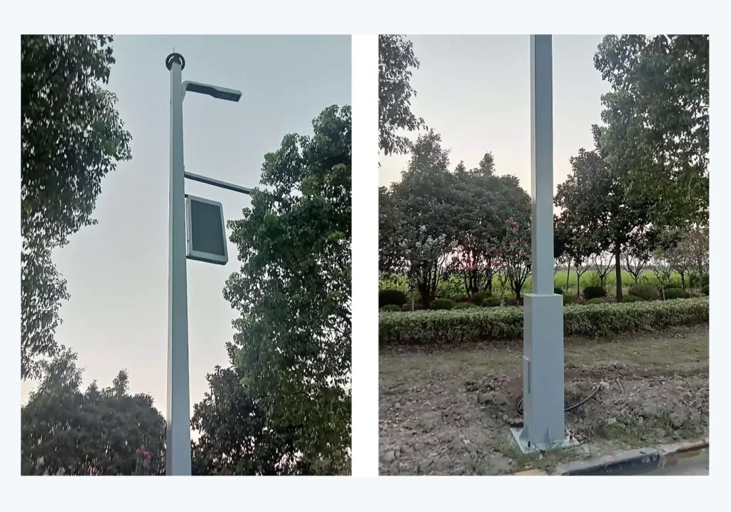 Smart Multifunction Poles at Fengcheng Industrial Park — documented project view 1