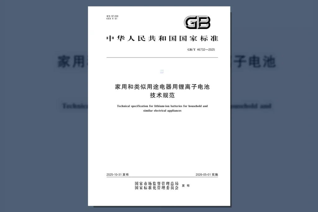 Huijue Group Contributes to GB/T 46732—2025 Lithium-Ion Battery Standard