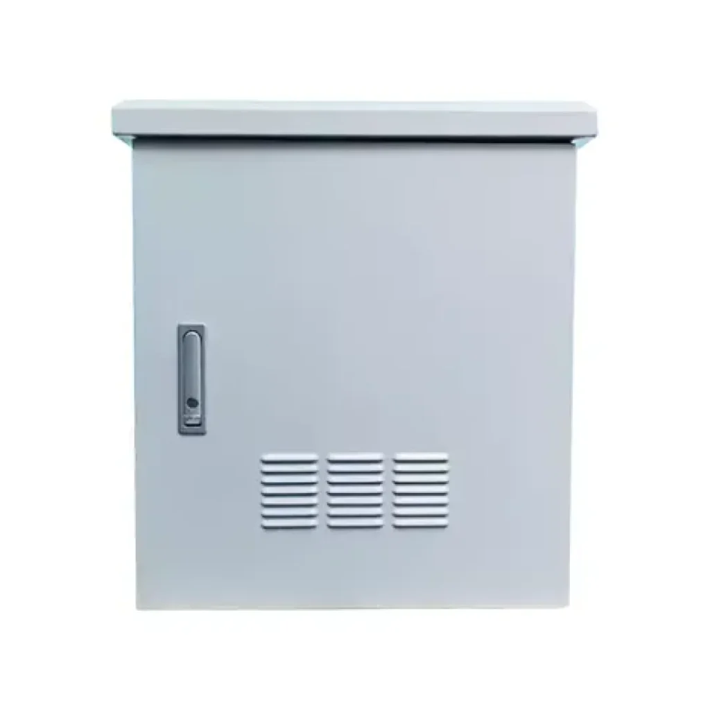 10–14U Single-Wall Fan-Cooled Outdoor Telecom Cabinet